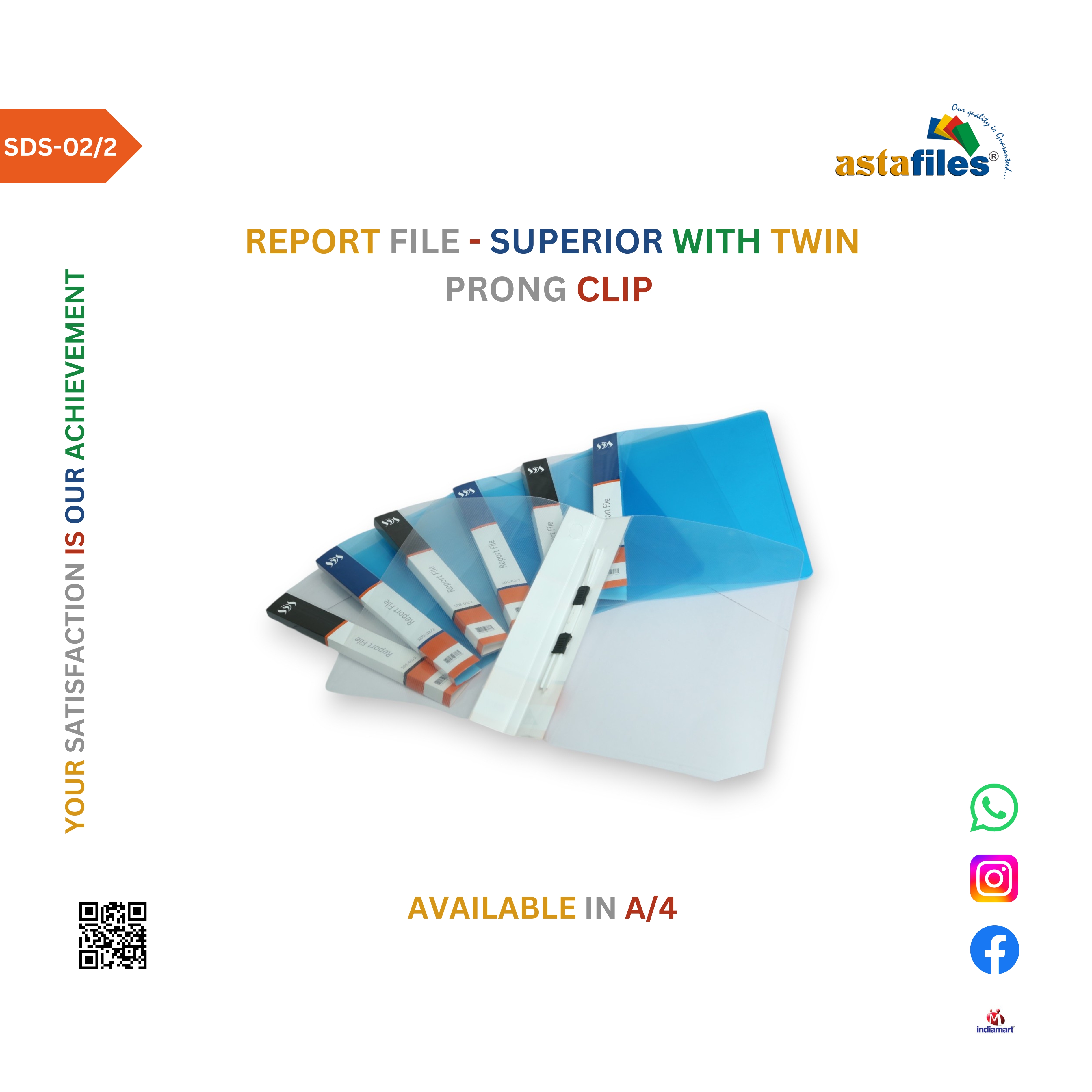 Report Files - Twin Prong Clip