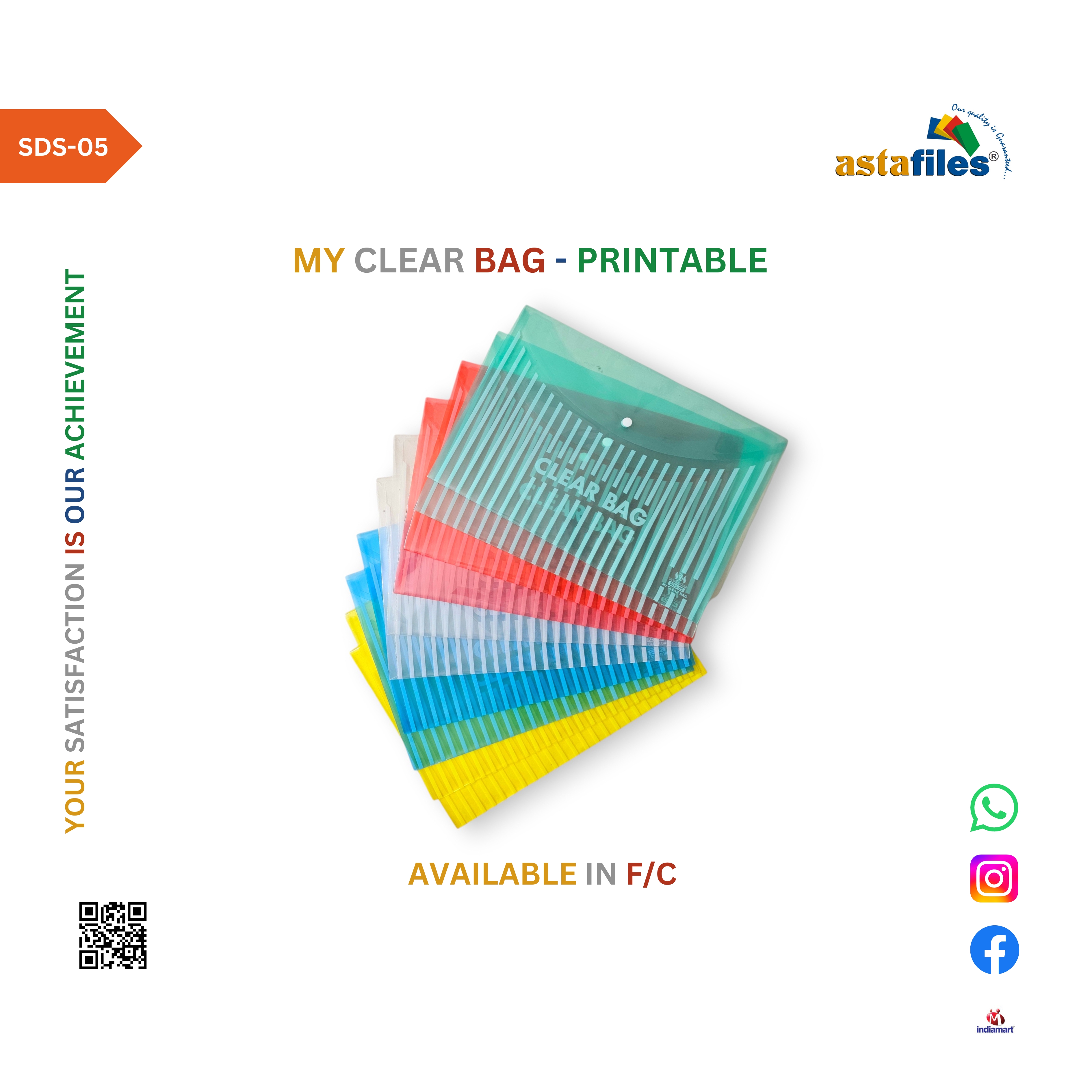 My Clear Bag - Printable (SDS-05)