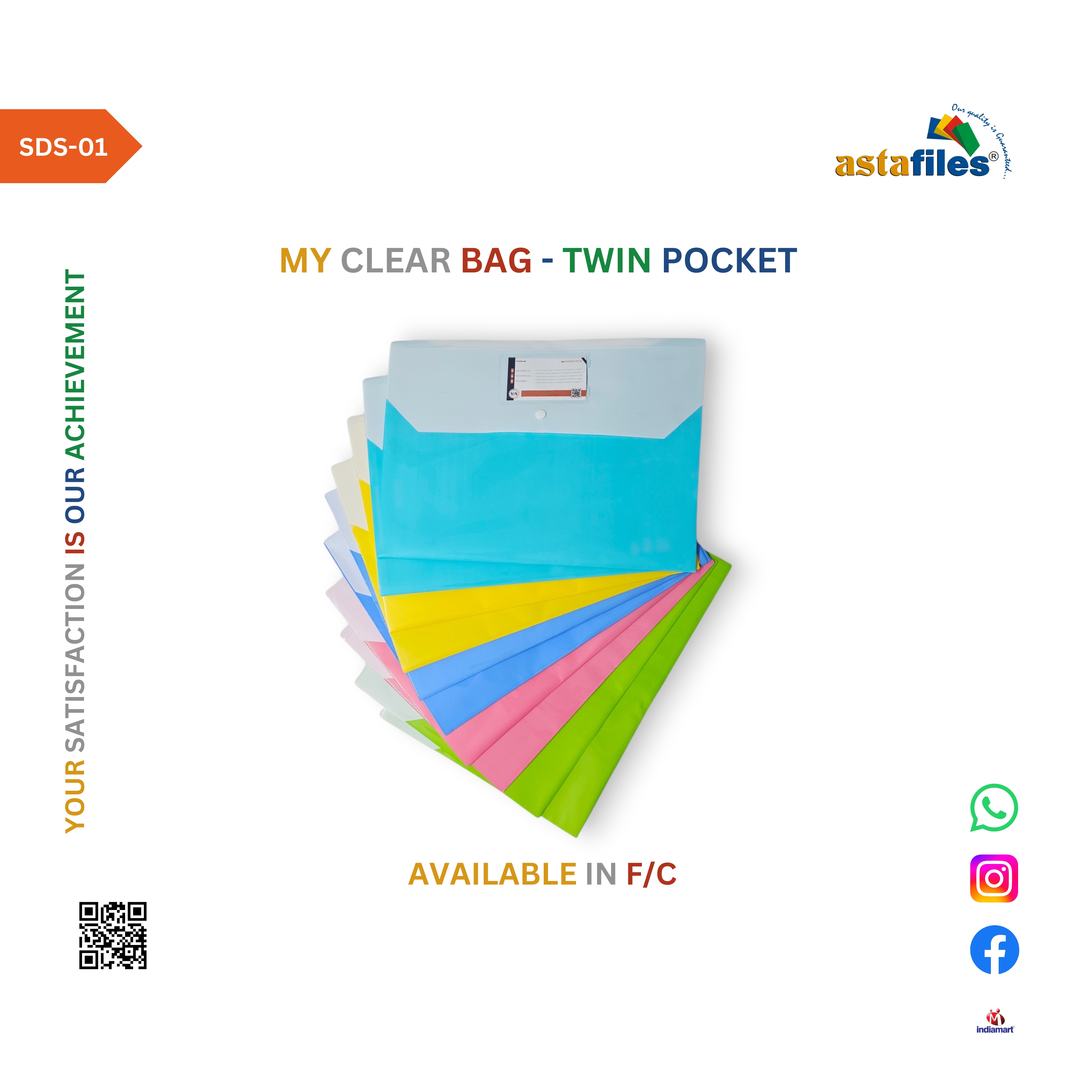 My Clear Bag - Twin Pocket (SDS-01)