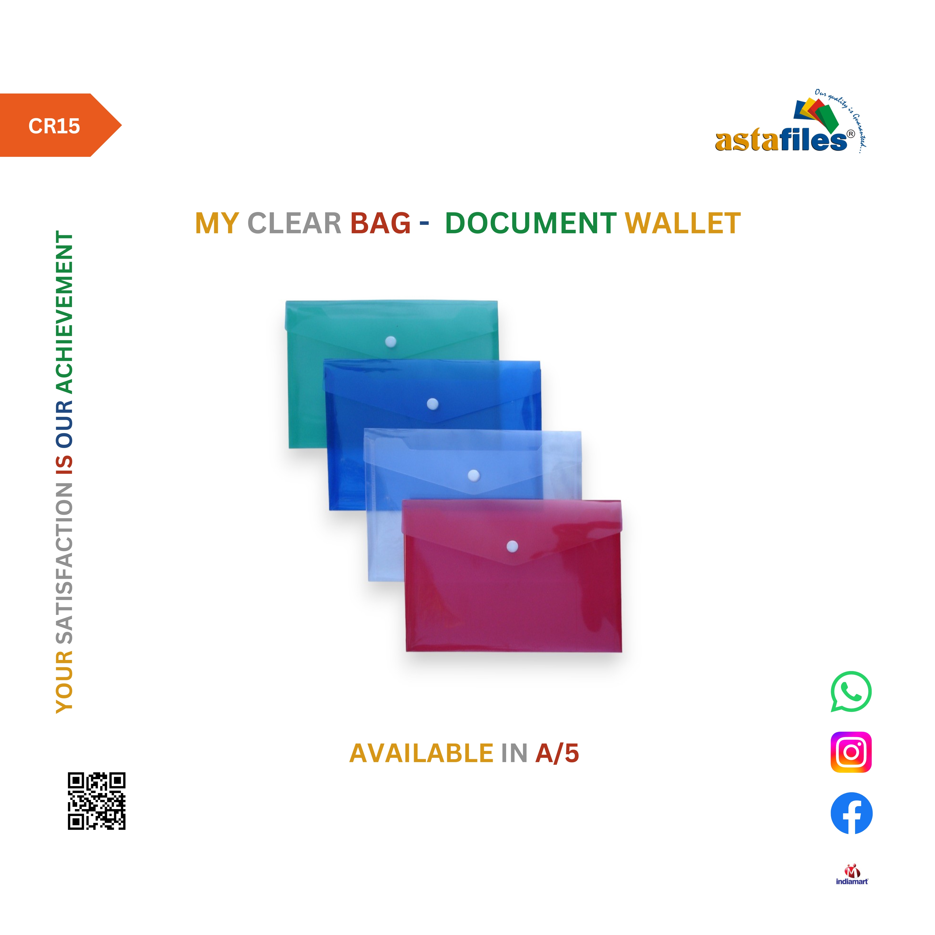 My Clear Bag - Document wallet (CR15)
