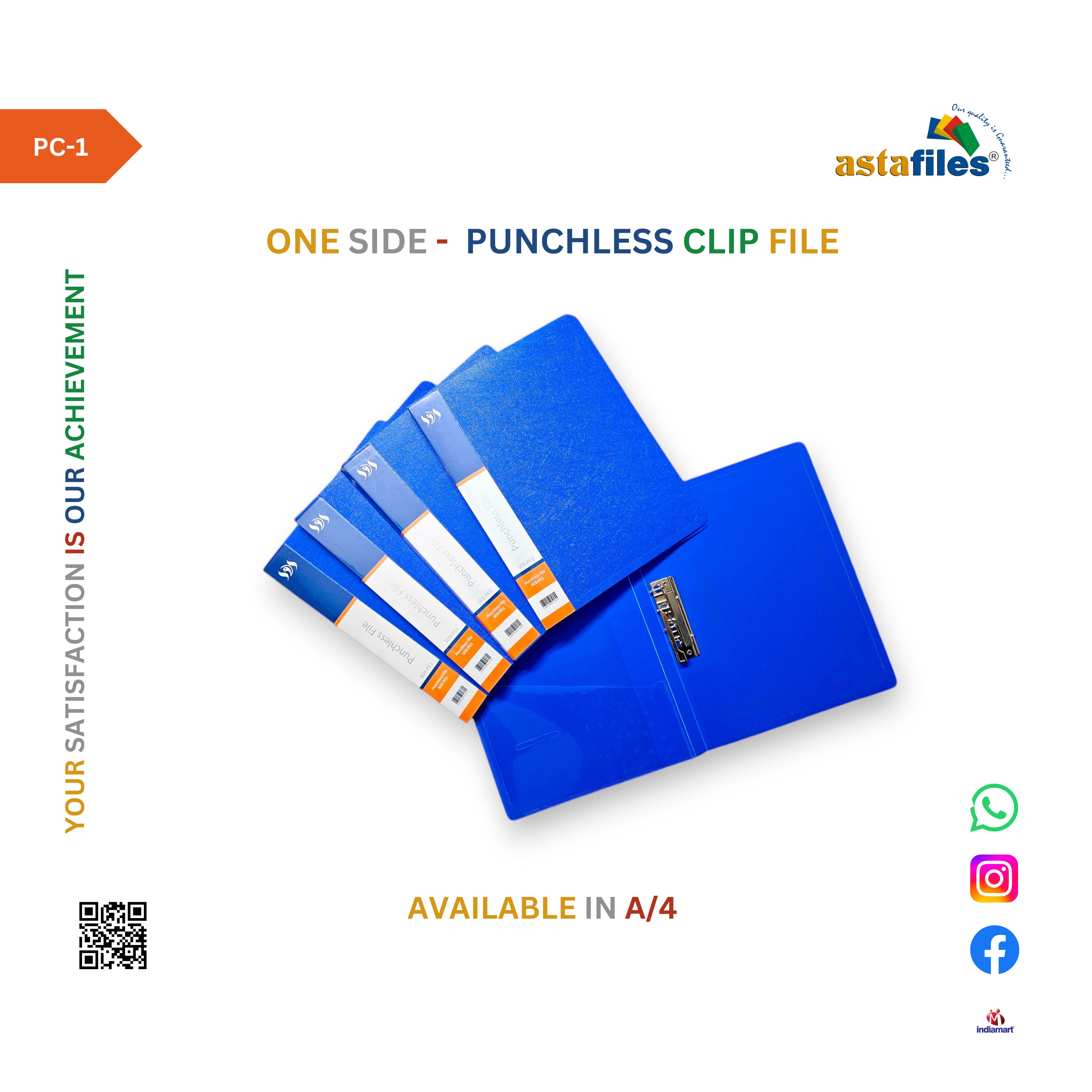 ONE SIDE - PUNCHLESS CLIP FILE (SDS-PC1)